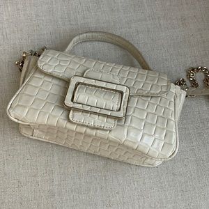 Zara White Purse